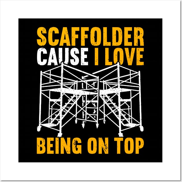 Scaffolder Scaffolding Wall Art by medd.art